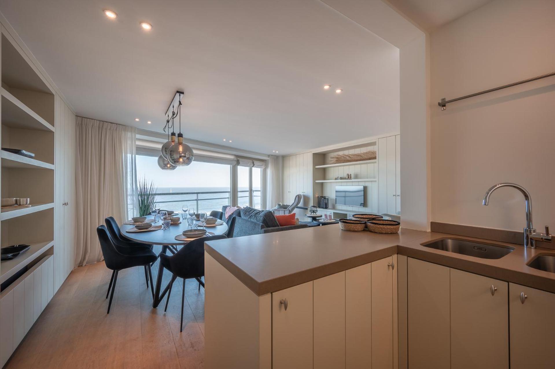 7E Verdiep Appartement Op De Zeedijk In Knokke Voor Max 6 Personen Exterior photo